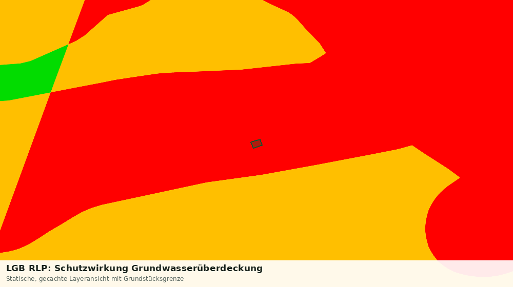 Statische Kartenansicht: LGB RLP: Schutzwirkung Grundwasserüberdeckung