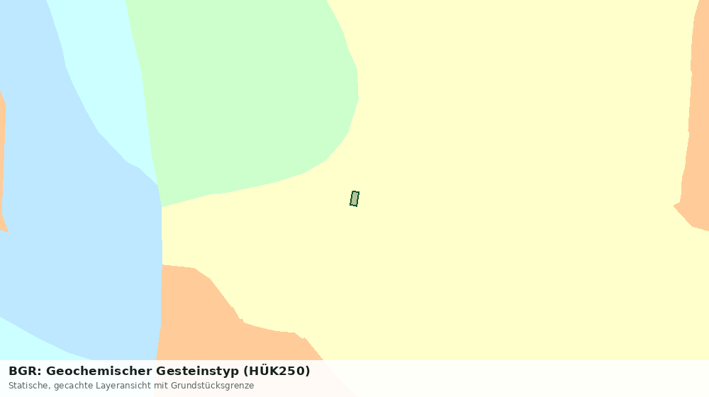 Statische Kartenansicht: BGR: Geochemischer Gesteinstyp (HÜK250)