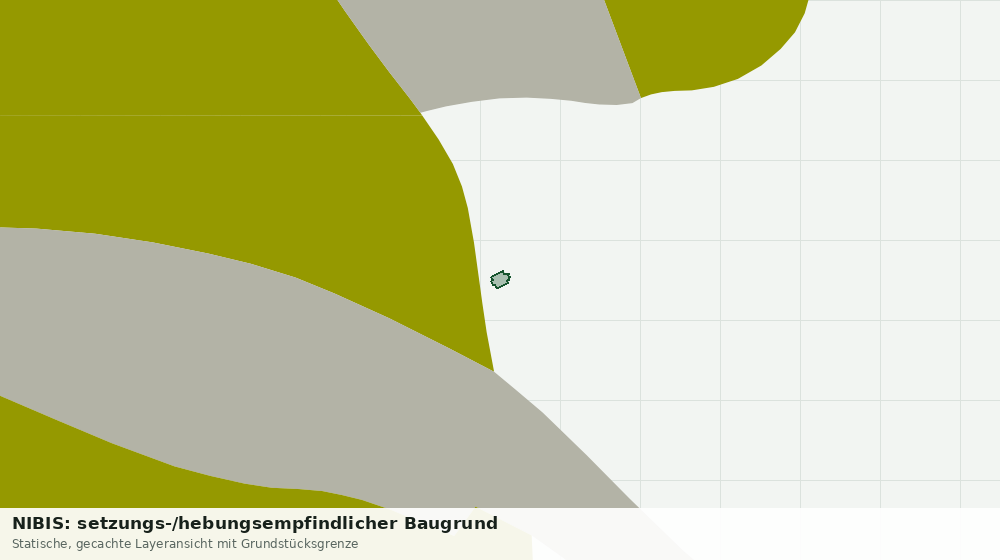 Statische Kartenansicht: NIBIS: setzungs-/hebungsempfindlicher Baugrund