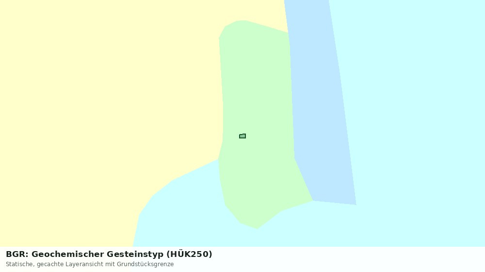Statische Kartenansicht: BGR: Geochemischer Gesteinstyp (HÜK250)