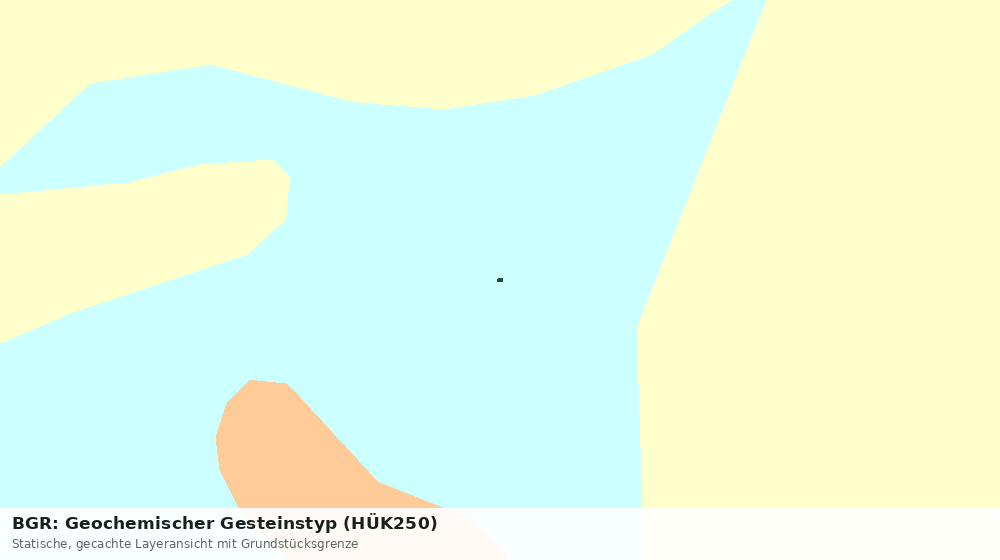 Statische Kartenansicht: BGR: Geochemischer Gesteinstyp (HÜK250)