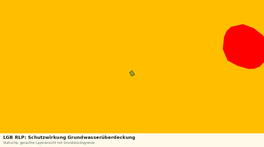 Statische Kartenansicht: LGB RLP: Schutzwirkung Grundwasserüberdeckung