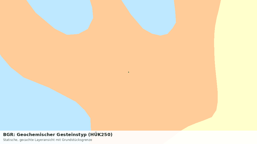 Statische Kartenansicht: BGR: Geochemischer Gesteinstyp (HÜK250)