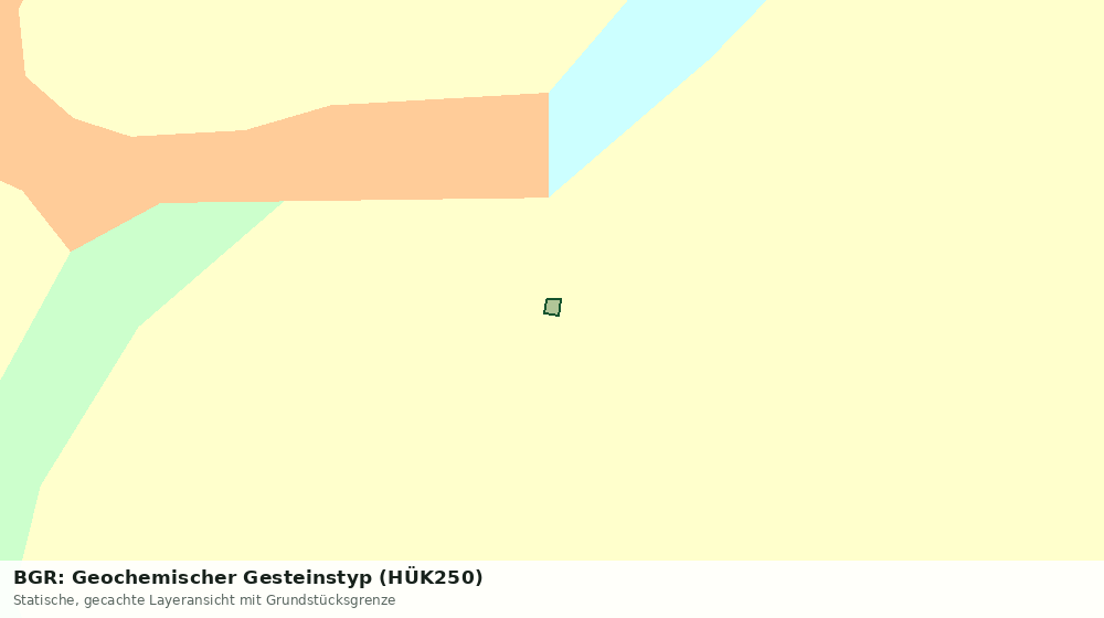 Statische Kartenansicht: BGR: Geochemischer Gesteinstyp (HÜK250)