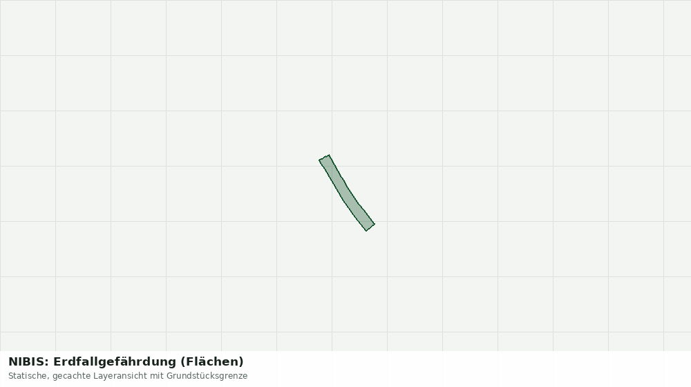 Statische Kartenansicht: NIBIS: Erdfallgefährdung (Flächen)