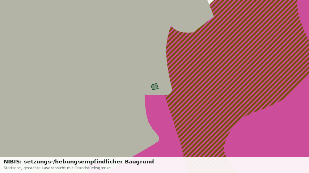 Statische Kartenansicht: NIBIS: setzungs-/hebungsempfindlicher Baugrund