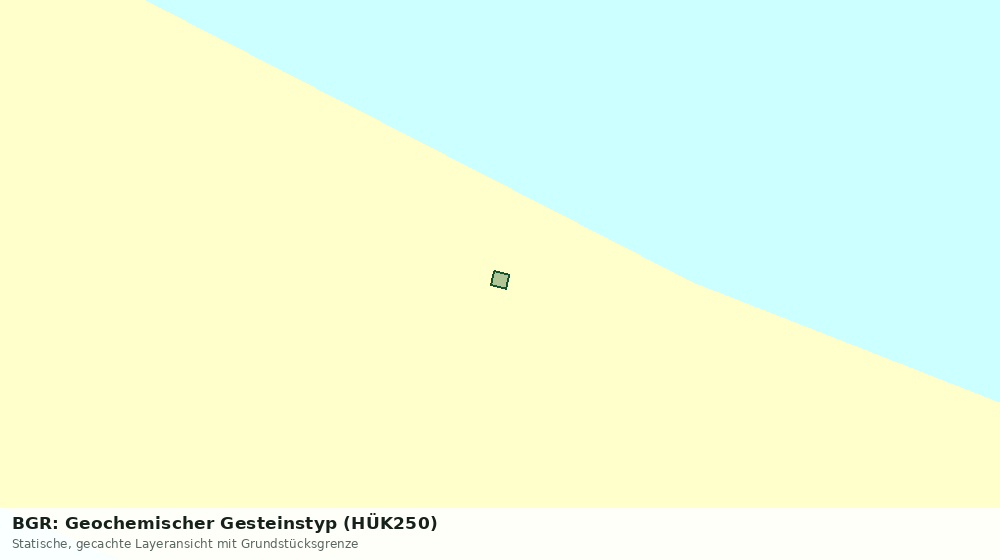 Statische Kartenansicht: BGR: Geochemischer Gesteinstyp (HÜK250)