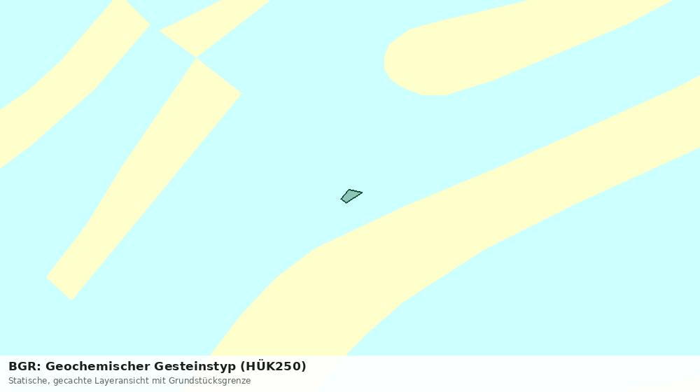 Statische Kartenansicht: BGR: Geochemischer Gesteinstyp (HÜK250)