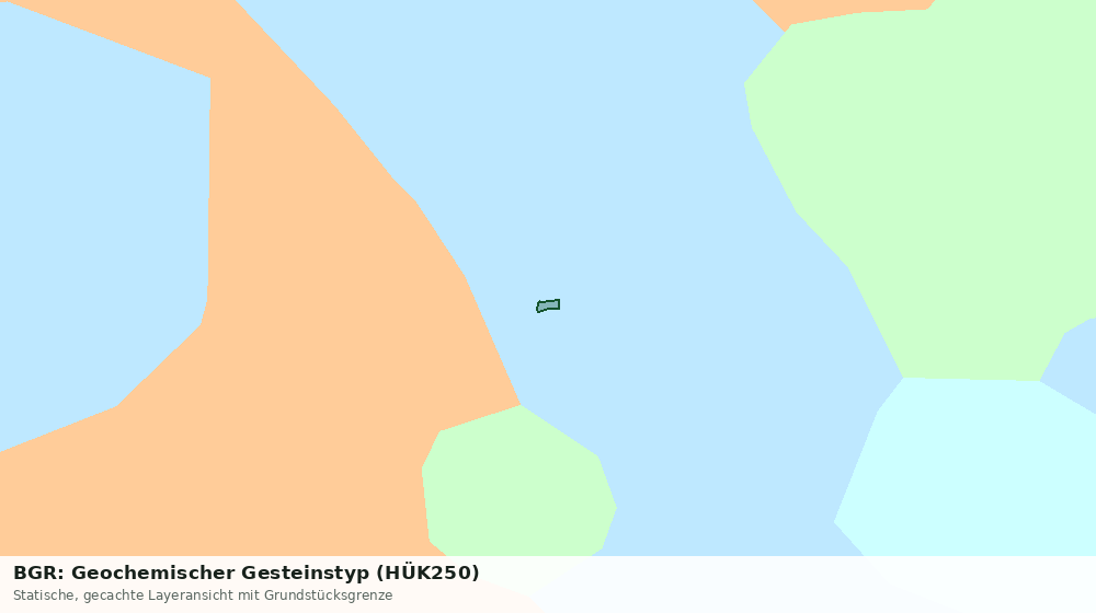 Statische Kartenansicht: BGR: Geochemischer Gesteinstyp (HÜK250)