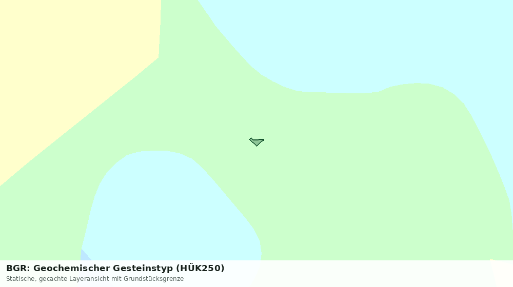 Statische Kartenansicht: BGR: Geochemischer Gesteinstyp (HÜK250)