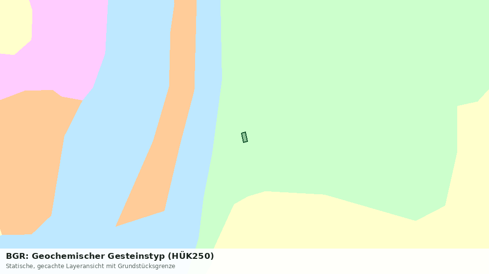 Statische Kartenansicht: BGR: Geochemischer Gesteinstyp (HÜK250)
