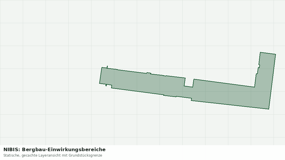 Statische Kartenansicht: NIBIS: Bergbau-Einwirkungsbereiche
