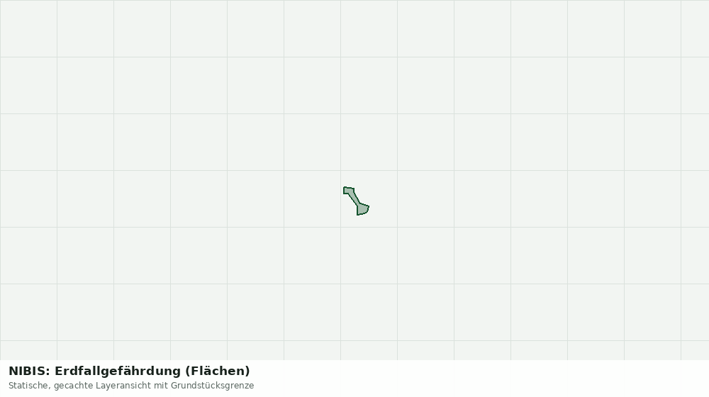 Statische Kartenansicht: NIBIS: Erdfallgefährdung (Flächen)