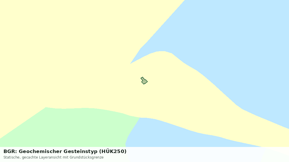 Statische Kartenansicht: BGR: Geochemischer Gesteinstyp (HÜK250)