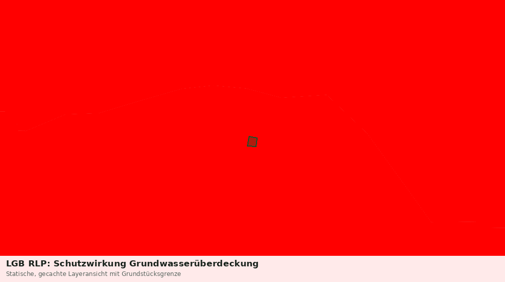 Statische Kartenansicht: LGB RLP: Schutzwirkung Grundwasserüberdeckung