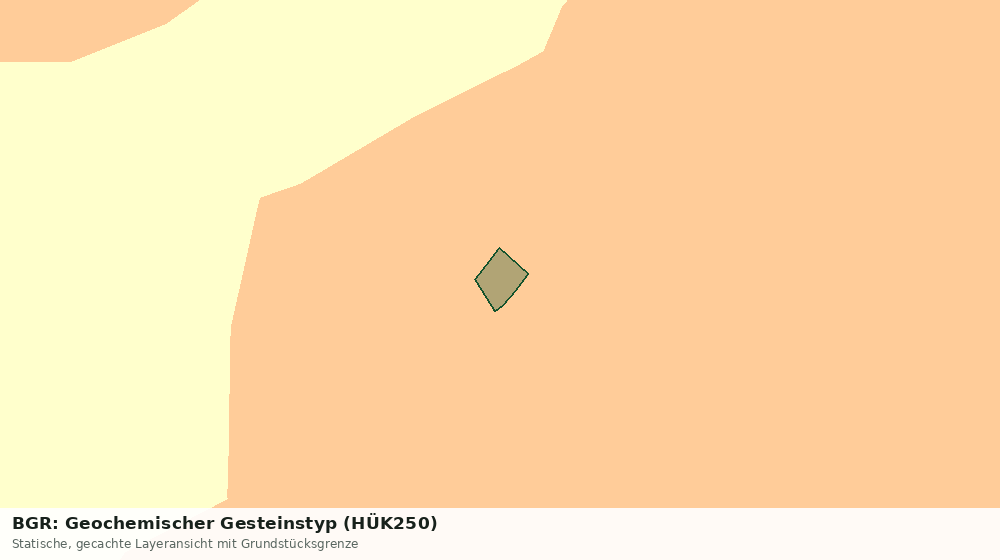 Statische Kartenansicht: BGR: Geochemischer Gesteinstyp (HÜK250)