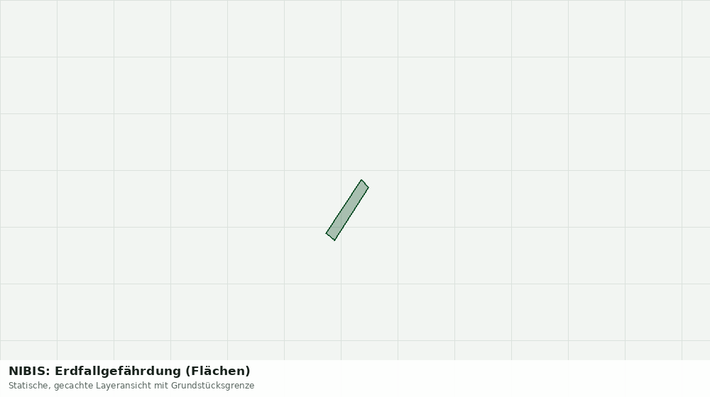 Statische Kartenansicht: NIBIS: Erdfallgefährdung (Flächen)
