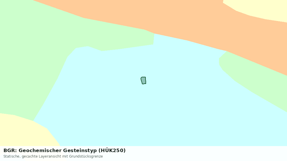Statische Kartenansicht: BGR: Geochemischer Gesteinstyp (HÜK250)