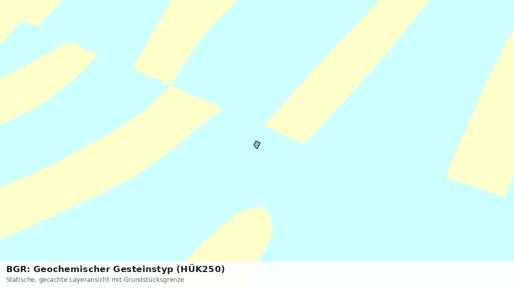 Statische Kartenansicht: BGR: Geochemischer Gesteinstyp (HÜK250)