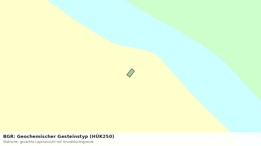 Statische Kartenansicht: BGR: Geochemischer Gesteinstyp (HÜK250)