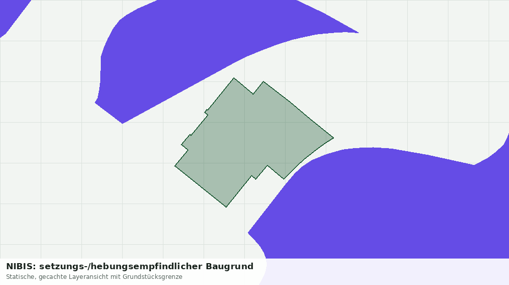 Statische Kartenansicht: NIBIS: setzungs-/hebungsempfindlicher Baugrund