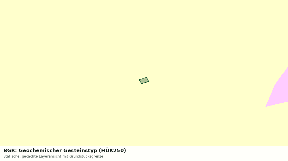 Statische Kartenansicht: BGR: Geochemischer Gesteinstyp (HÜK250)