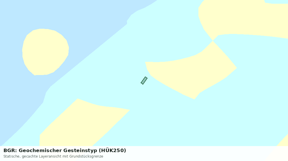 Statische Kartenansicht: BGR: Geochemischer Gesteinstyp (HÜK250)