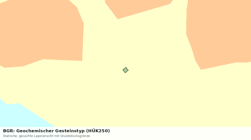 Statische Kartenansicht: BGR: Geochemischer Gesteinstyp (HÜK250)
