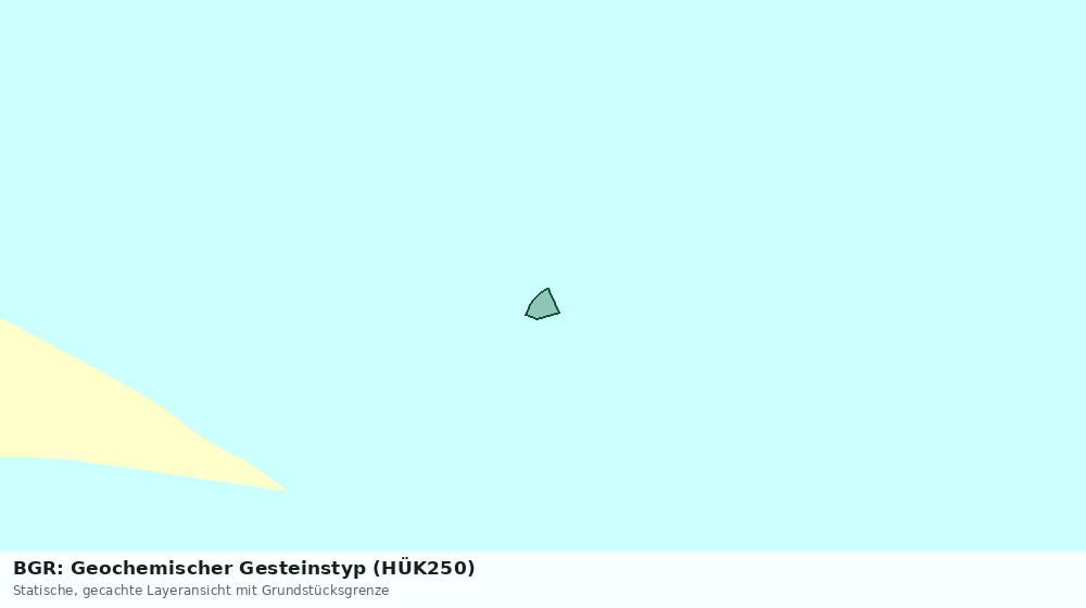 Statische Kartenansicht: BGR: Geochemischer Gesteinstyp (HÜK250)