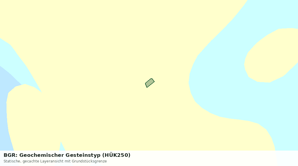 Statische Kartenansicht: BGR: Geochemischer Gesteinstyp (HÜK250)