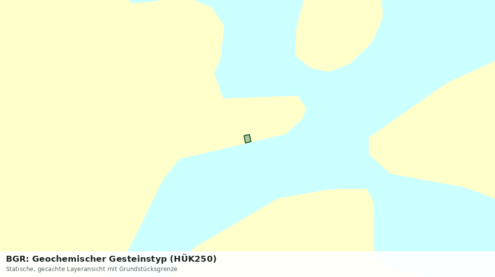 Statische Kartenansicht: BGR: Geochemischer Gesteinstyp (HÜK250)
