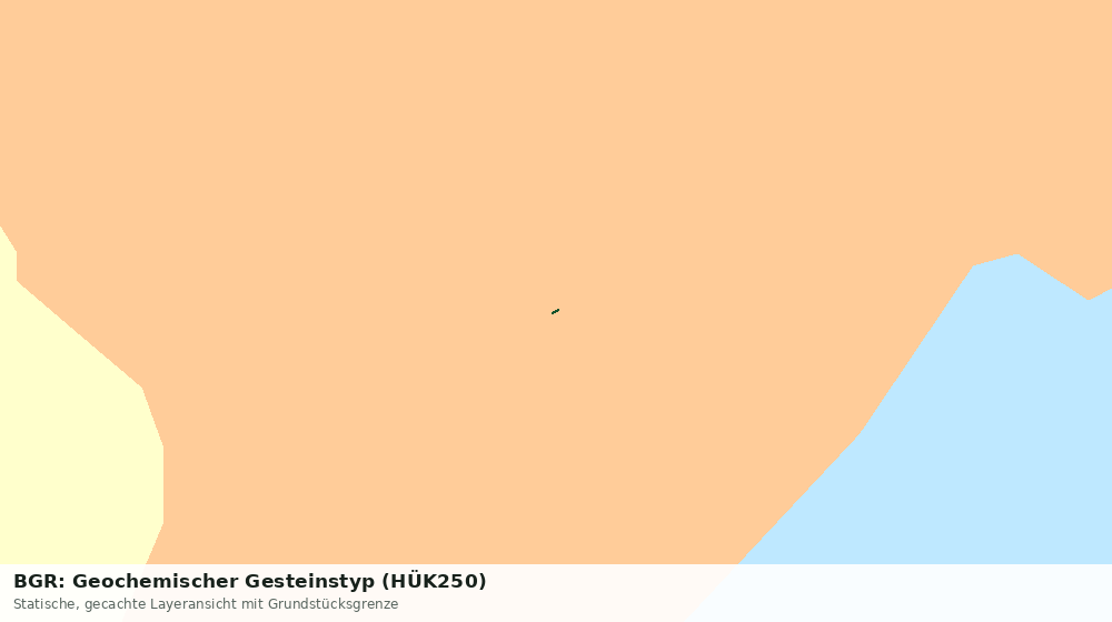 Statische Kartenansicht: BGR: Geochemischer Gesteinstyp (HÜK250)