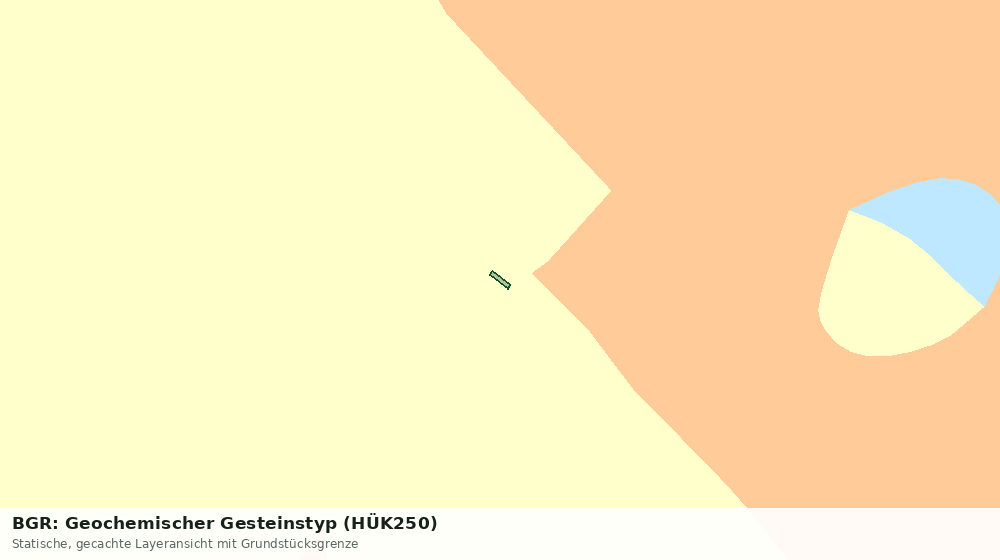 Statische Kartenansicht: BGR: Geochemischer Gesteinstyp (HÜK250)