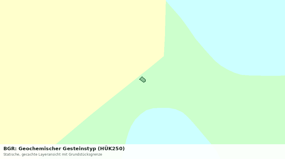 Statische Kartenansicht: BGR: Geochemischer Gesteinstyp (HÜK250)
