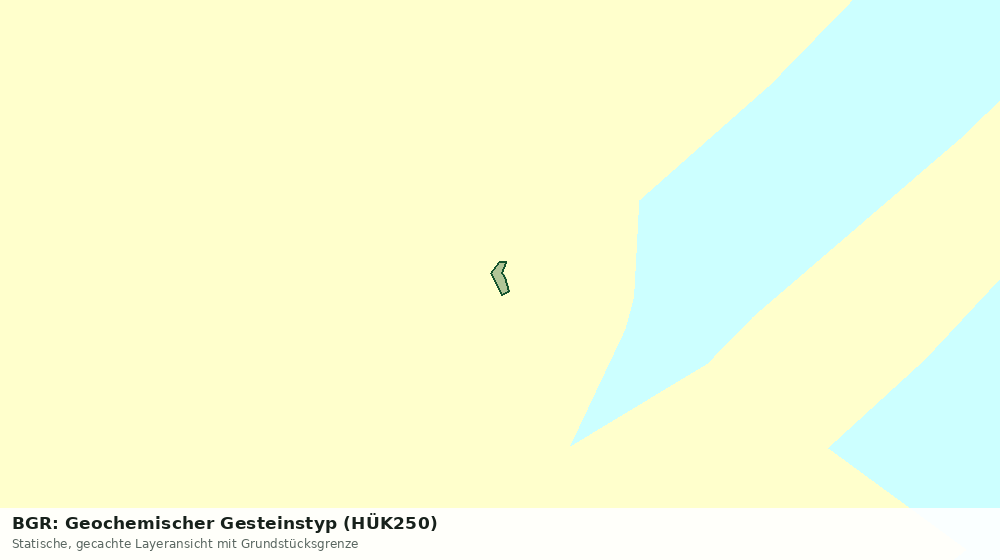 Statische Kartenansicht: BGR: Geochemischer Gesteinstyp (HÜK250)