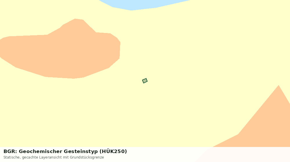 Statische Kartenansicht: BGR: Geochemischer Gesteinstyp (HÜK250)