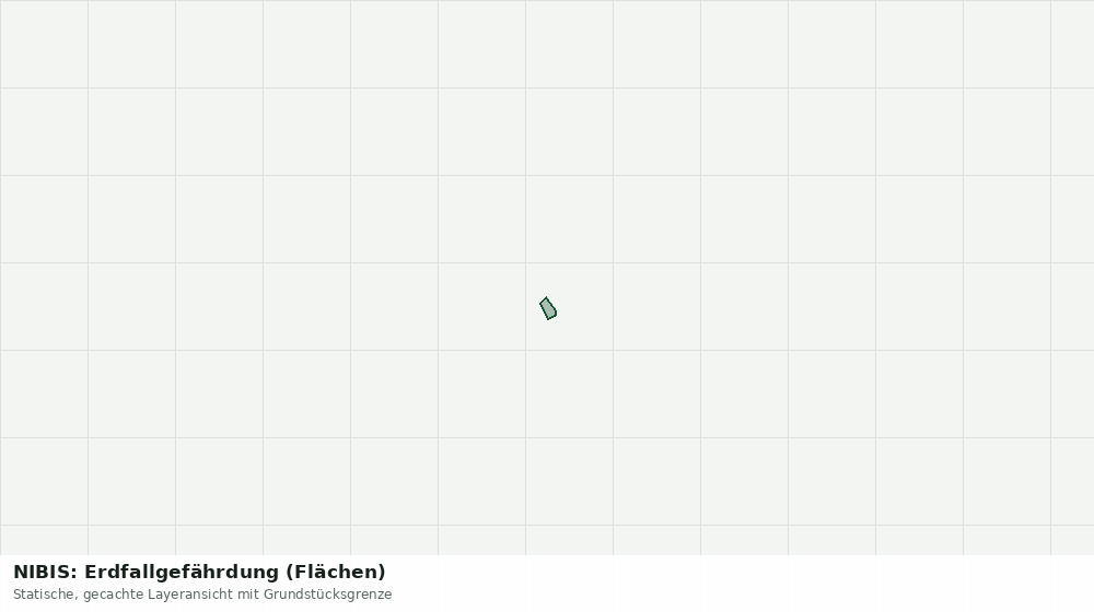 Statische Kartenansicht: NIBIS: Erdfallgefährdung (Flächen)