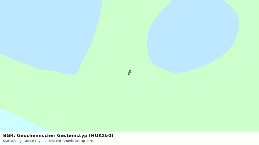 Statische Kartenansicht: BGR: Geochemischer Gesteinstyp (HÜK250)