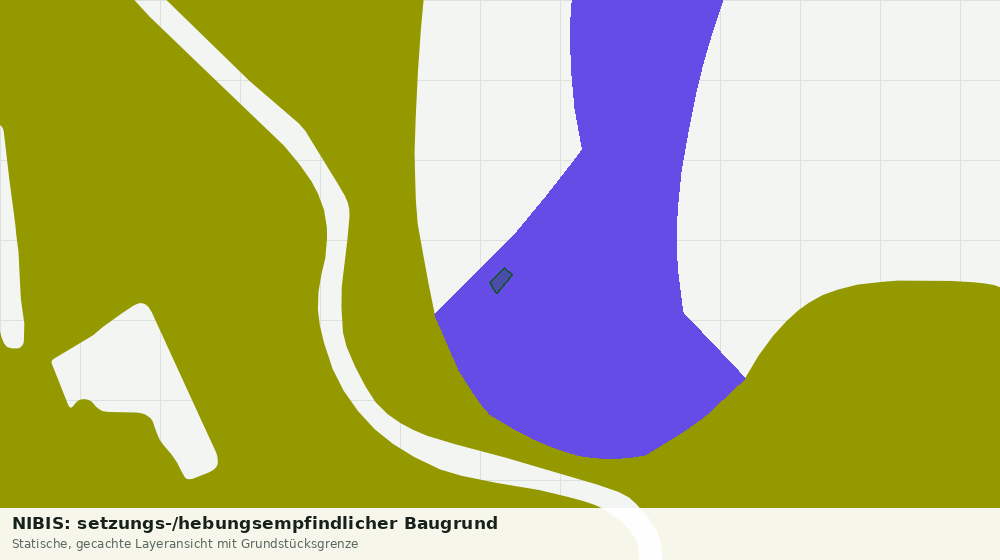 Statische Kartenansicht: NIBIS: setzungs-/hebungsempfindlicher Baugrund
