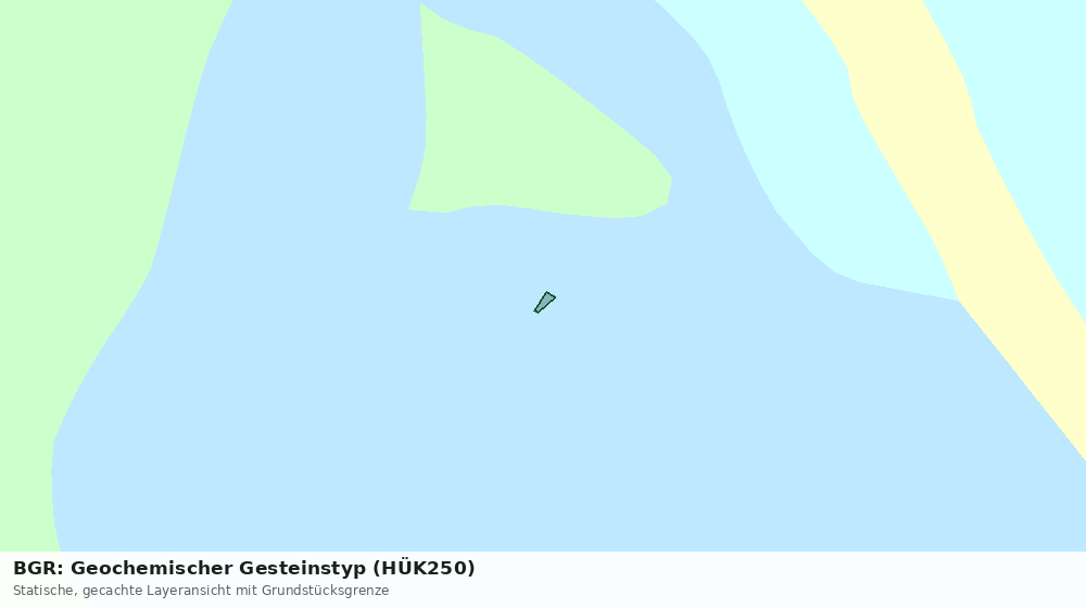 Statische Kartenansicht: BGR: Geochemischer Gesteinstyp (HÜK250)
