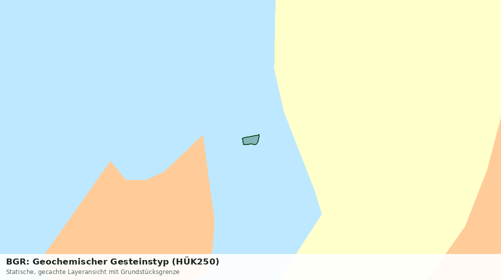 Statische Kartenansicht: BGR: Geochemischer Gesteinstyp (HÜK250)