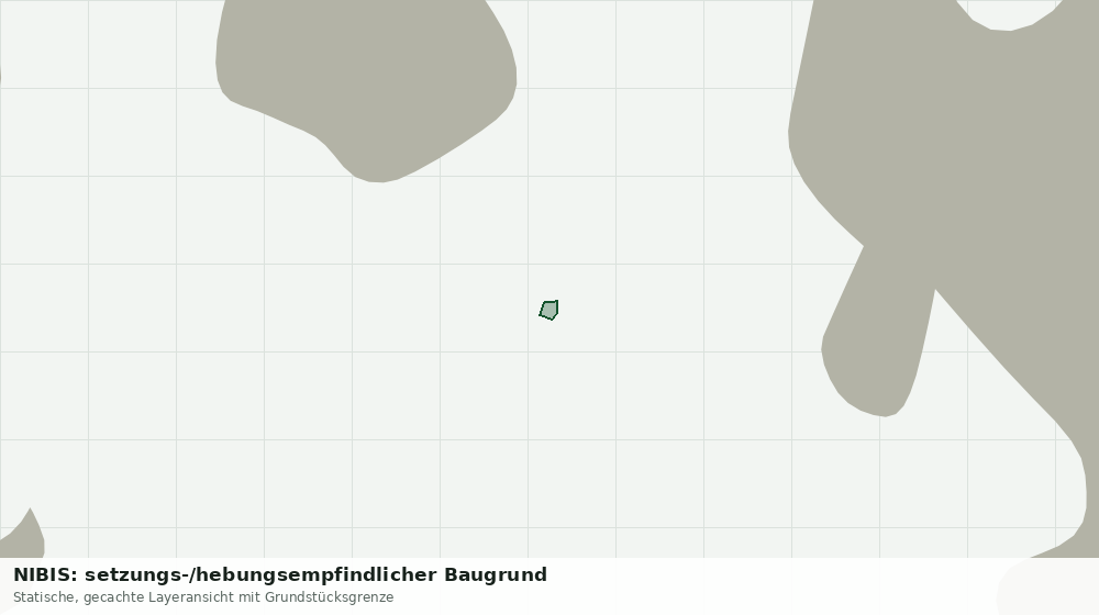 Statische Kartenansicht: NIBIS: setzungs-/hebungsempfindlicher Baugrund