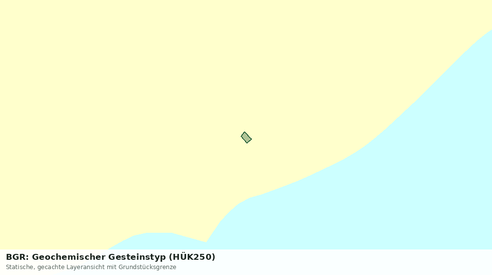 Statische Kartenansicht: BGR: Geochemischer Gesteinstyp (HÜK250)