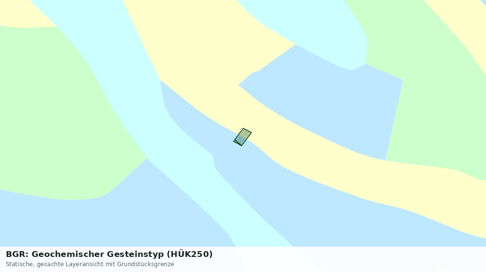 Statische Kartenansicht: BGR: Geochemischer Gesteinstyp (HÜK250)