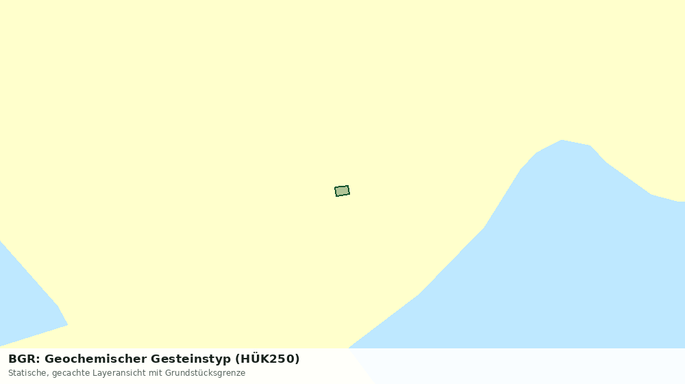 Statische Kartenansicht: BGR: Geochemischer Gesteinstyp (HÜK250)