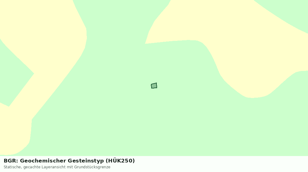 Statische Kartenansicht: BGR: Geochemischer Gesteinstyp (HÜK250)