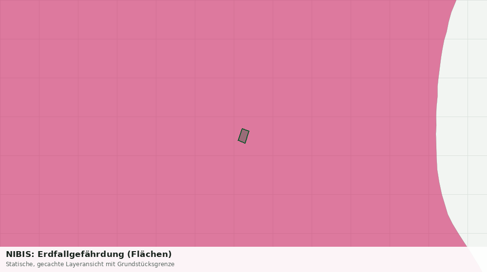 Statische Kartenansicht: NIBIS: Erdfallgefährdung (Flächen)