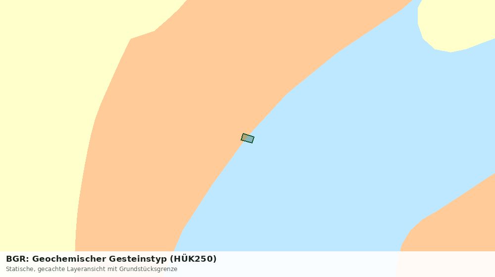 Statische Kartenansicht: BGR: Geochemischer Gesteinstyp (HÜK250)
