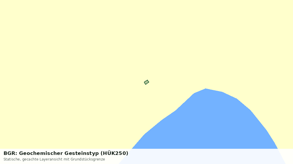 Statische Kartenansicht: BGR: Geochemischer Gesteinstyp (HÜK250)