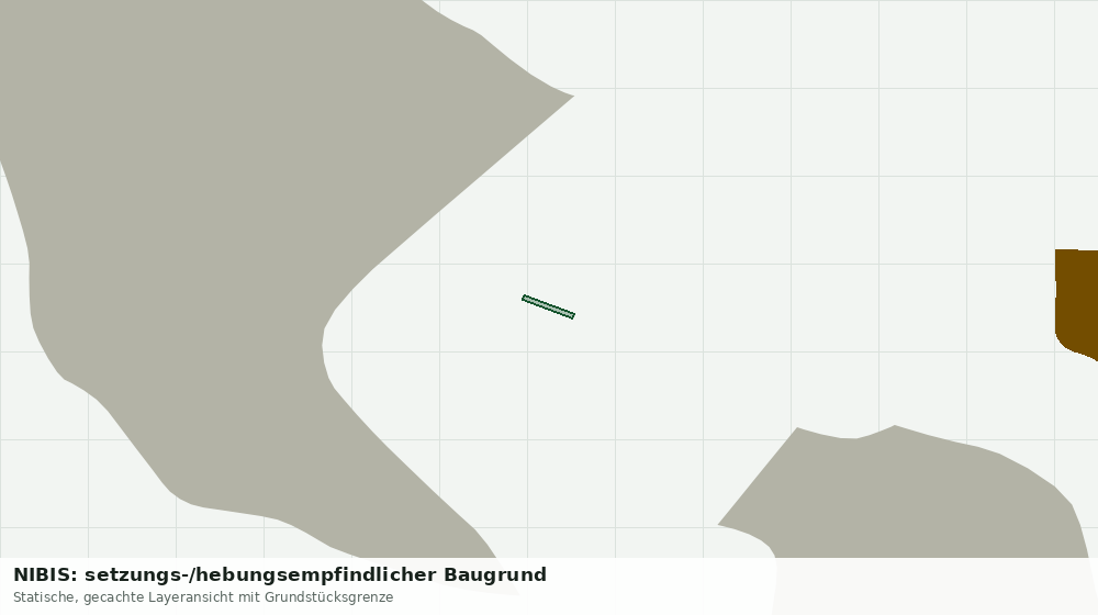 Statische Kartenansicht: NIBIS: setzungs-/hebungsempfindlicher Baugrund